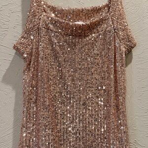 Women’s Sparkly Sequin Sleeveless Top
Sz M